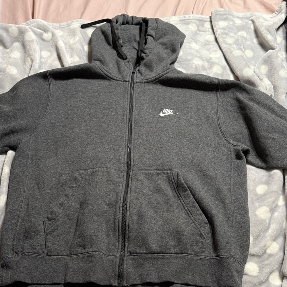 Nike Charcoal Full-Zip Hoodie